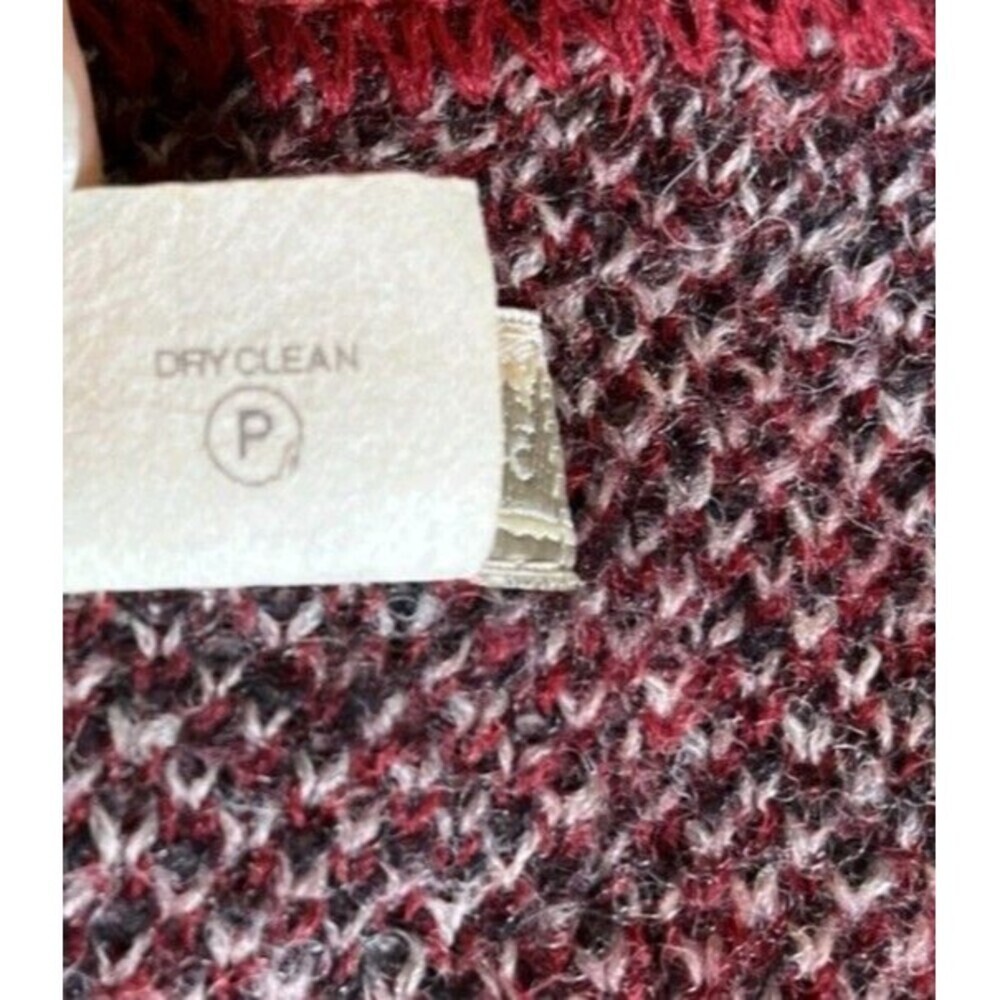 Coldwater Creek Wool Vest Size XL Cabincore Lodge Rustic Cozy Deer Fair Isle - Picture 7 of 7